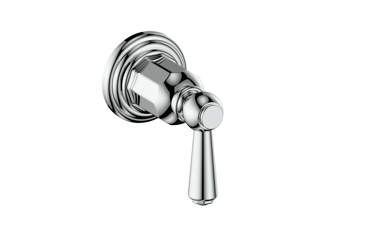 Vogt Carinthia Trim for 3/4" Volume Control - Lever Handle (C1) / Chrome