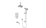 Vogt Carinthia Trim for 3-Way TH Shower Kit with 6" Ceiling Arm - Lever Handle (C1) / Chrome