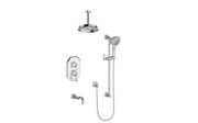 Vogt Carinthia Trim for 3-Way TH Shower Kit with 6" Ceiling Arm - Lever Handle (C1) / Chrome