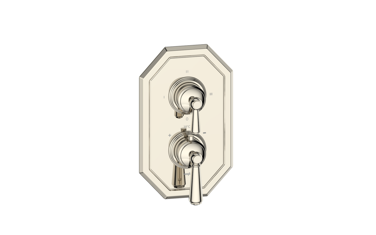 Vogt Carinthia Trim for 3-Way TH Valve - Lever Handle (C1) / Polished Nickel