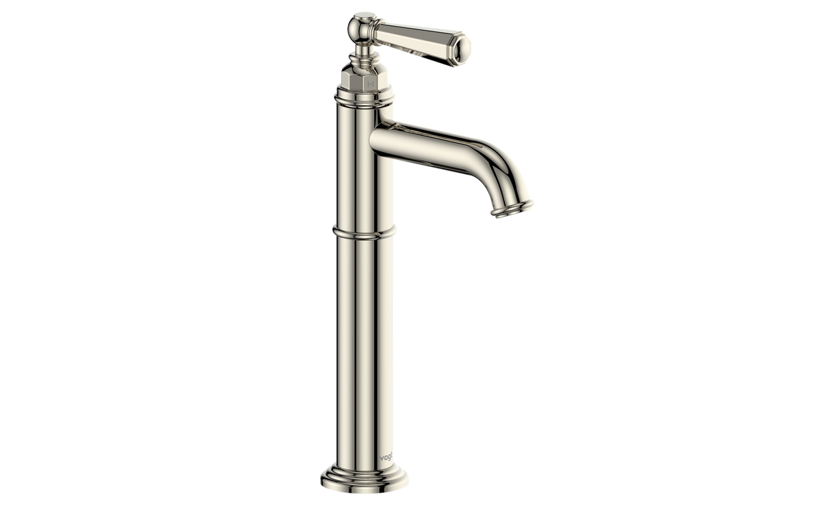 Vogt Carinthia Vessel Sink Lavatory Faucet - Octagonal Handle (C2) / Polished Nickel