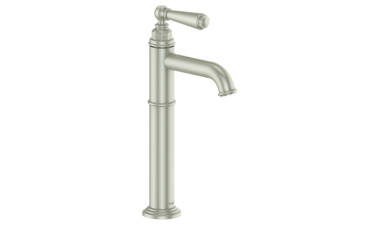 Vogt Carinthia Vessel Sink Lavatory Faucet - Lever Handle (C1) / Brushed Nickel