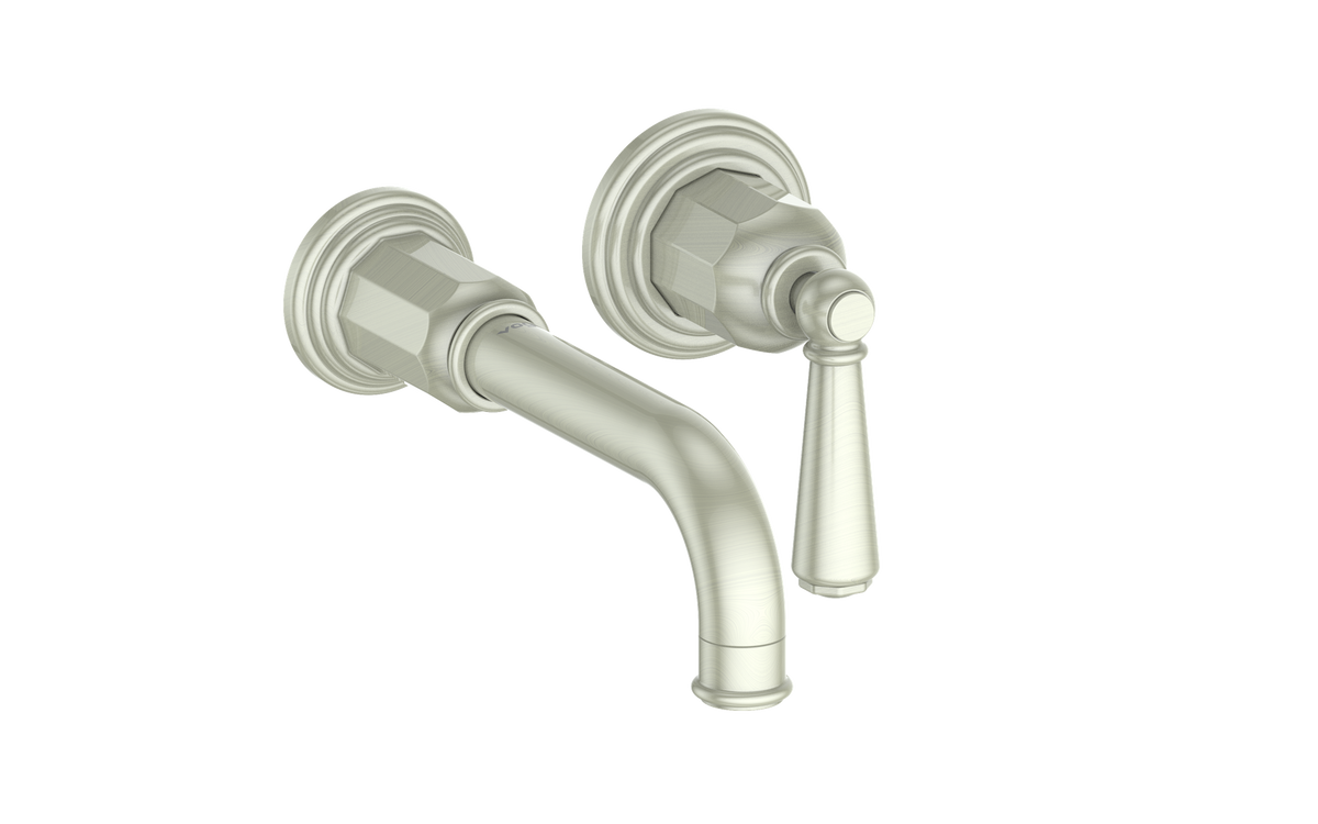 Vogt Carinthia Wall Mount Lavatory Faucet - Lever Handle (C1) / Brushed Nickel