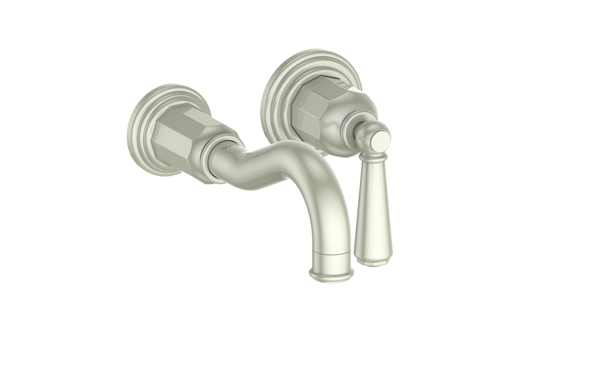 Vogt Carinthia Wall Mount Lavatory Faucet - Lever Handle (C1) / Brushed Nickel