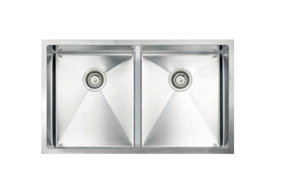 Vogt Bludenz 18R Low Divide Sink - 32"x18"x9" with Bottom Grids