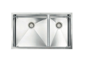 Vogt Villach 18R Low Divide Sink - 32"x18"x9" with Bottom Grids