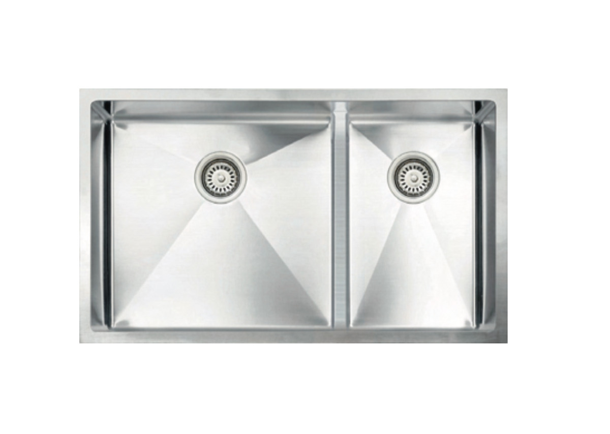 Vogt Villach 18R Low Divide Sink - 32"x18"x9" with Bottom Grids
