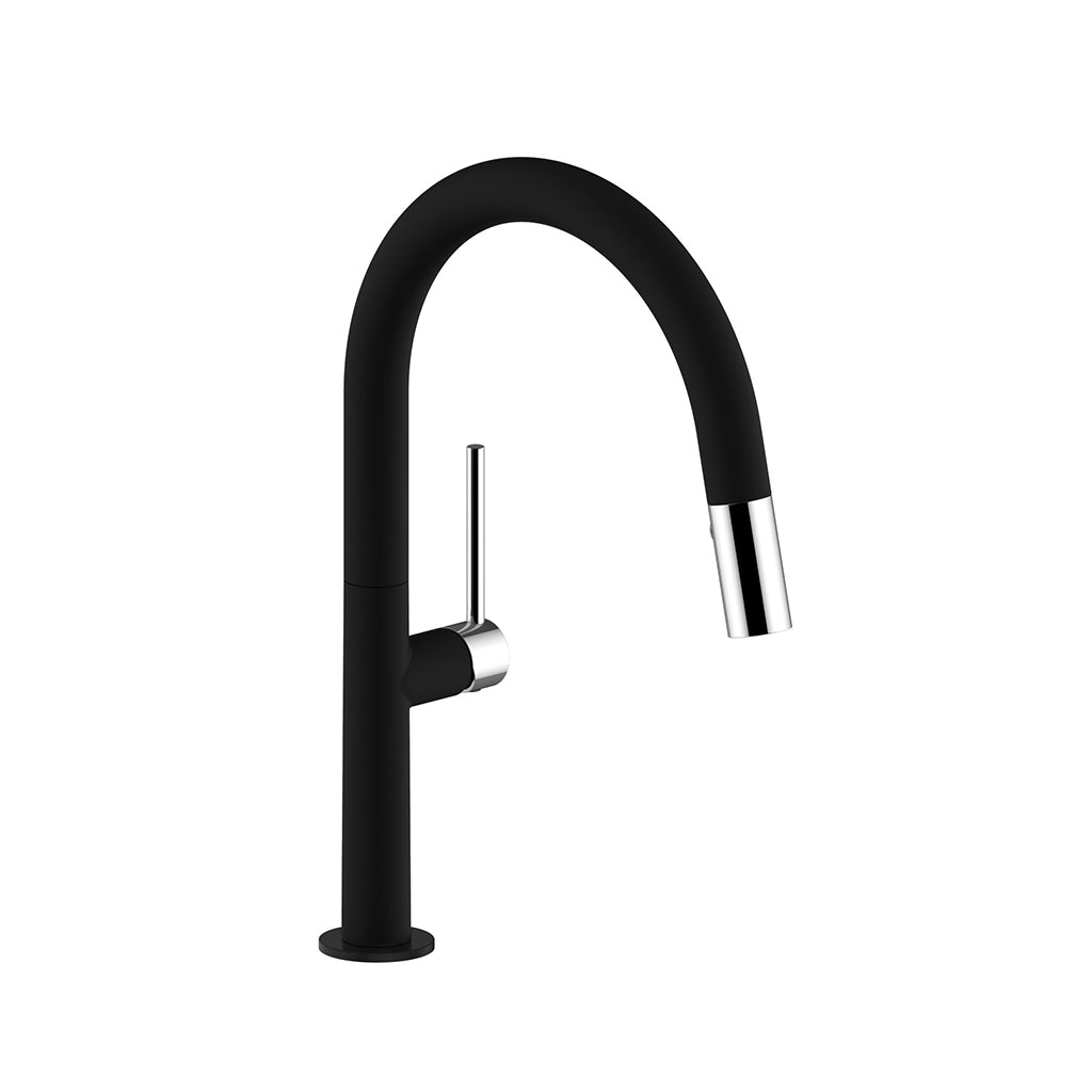 Vogt Dornbirn 13" Bar/Prep Faucet - Chrome/Matte Black