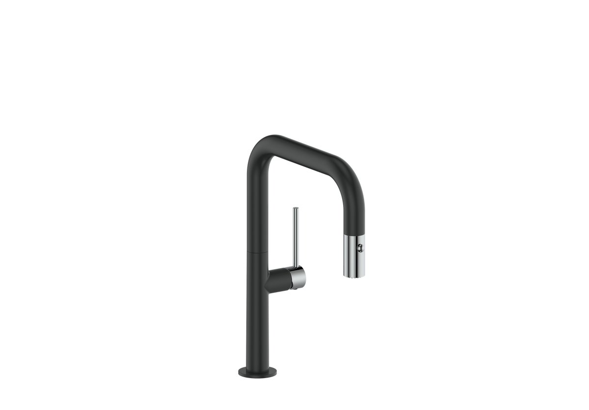 Vogt Dornbirn 13" Bar/Prep Faucet - Chrome/Matte Black