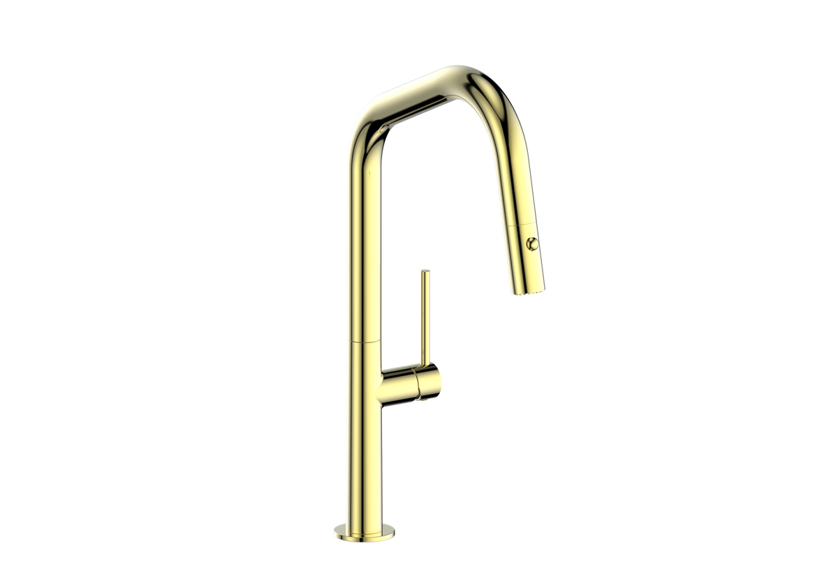 Vogt Dornbirn 16" Kitchen Faucet - Brushed Gold