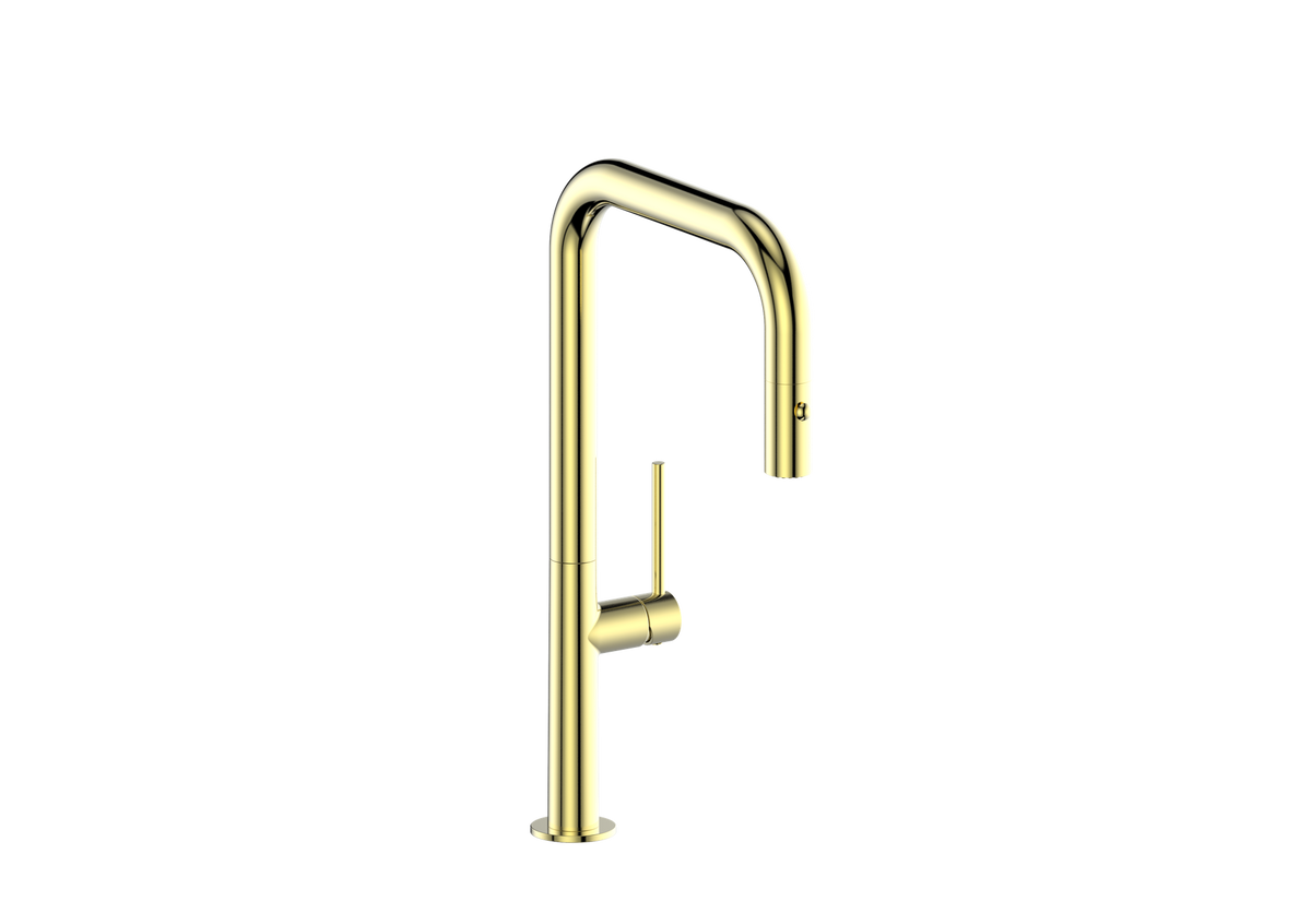 Vogt Dornbirn 16" Kitchen Faucet - Brushed Gold