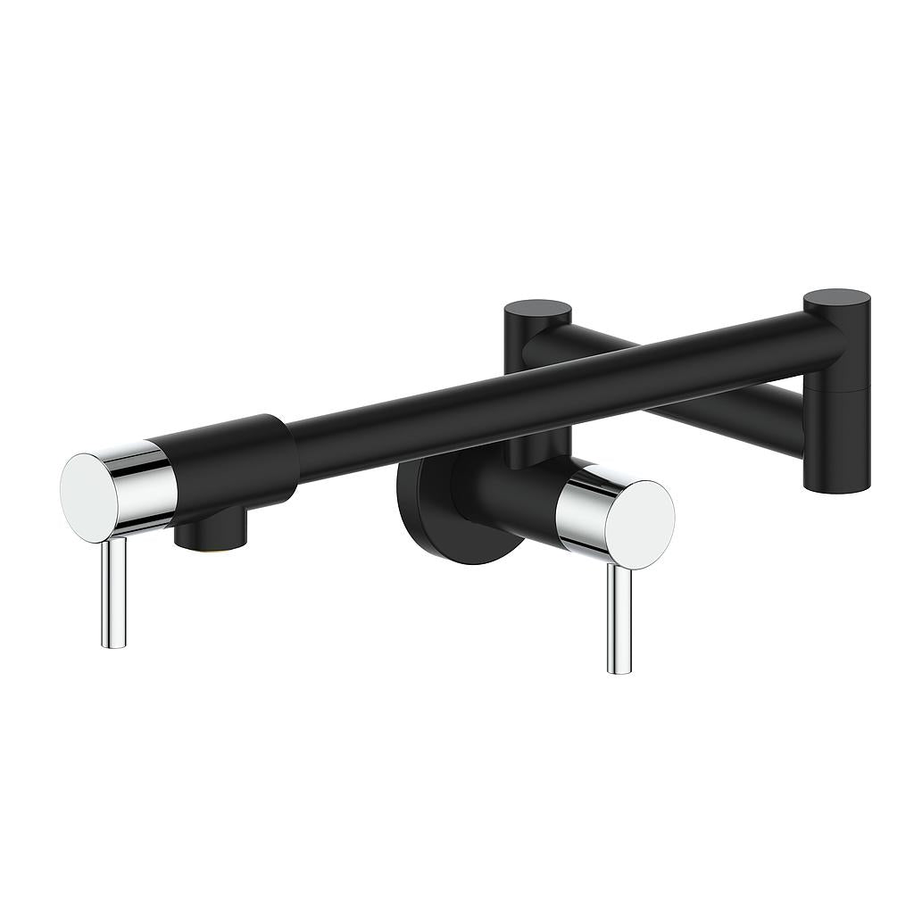 Vogt Dornbirn Pot Filler - Chrome/Matte Black