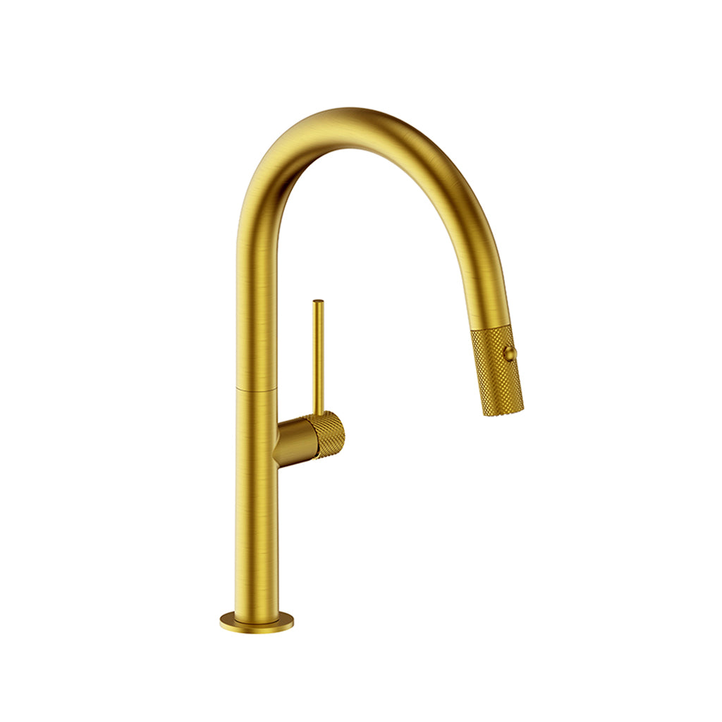 Vogt Drava 13" Bar/Prep Faucet - Brushed Gold