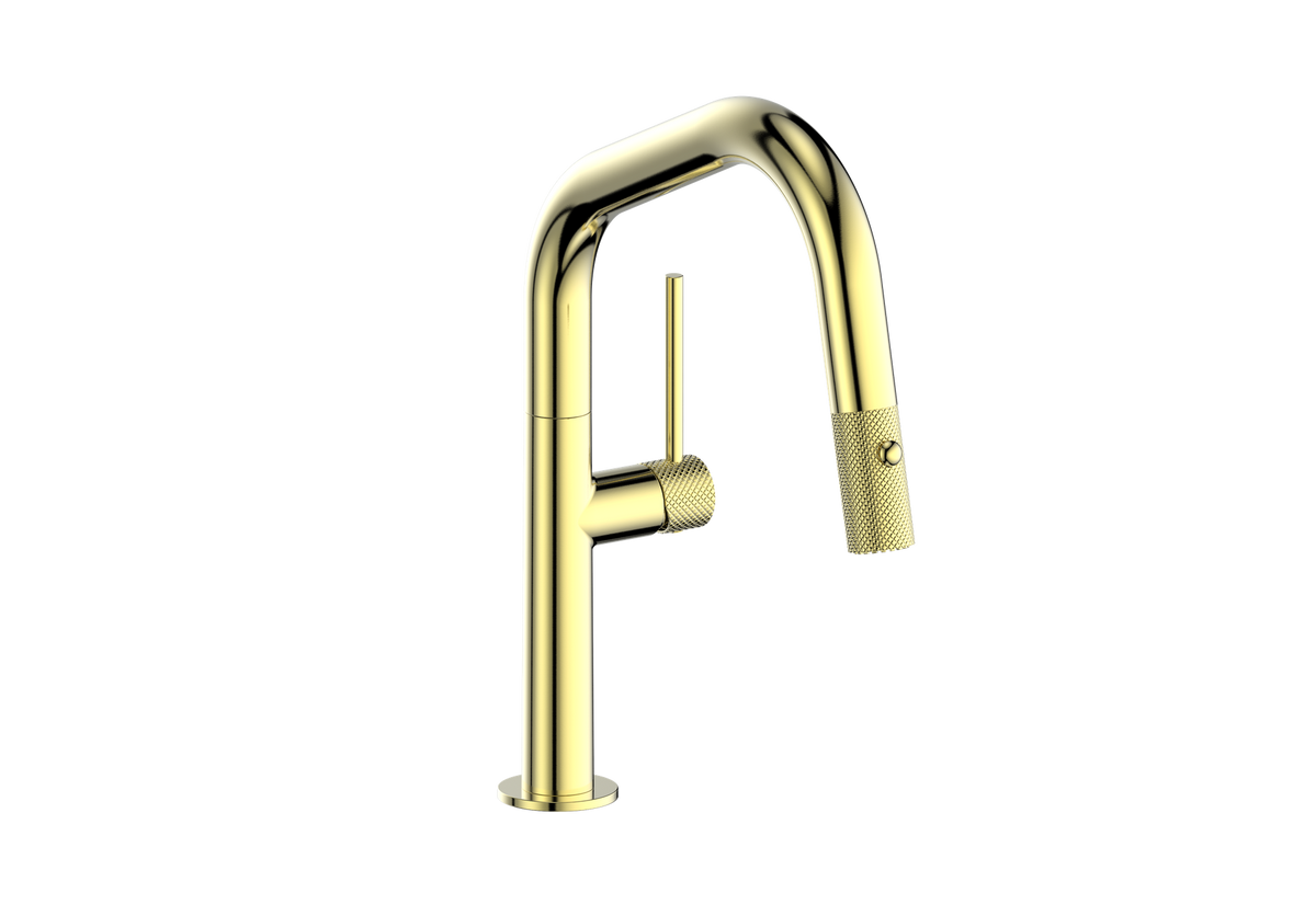 Vogt Drava 13" Bar/Prep Faucet - Brushed Gold