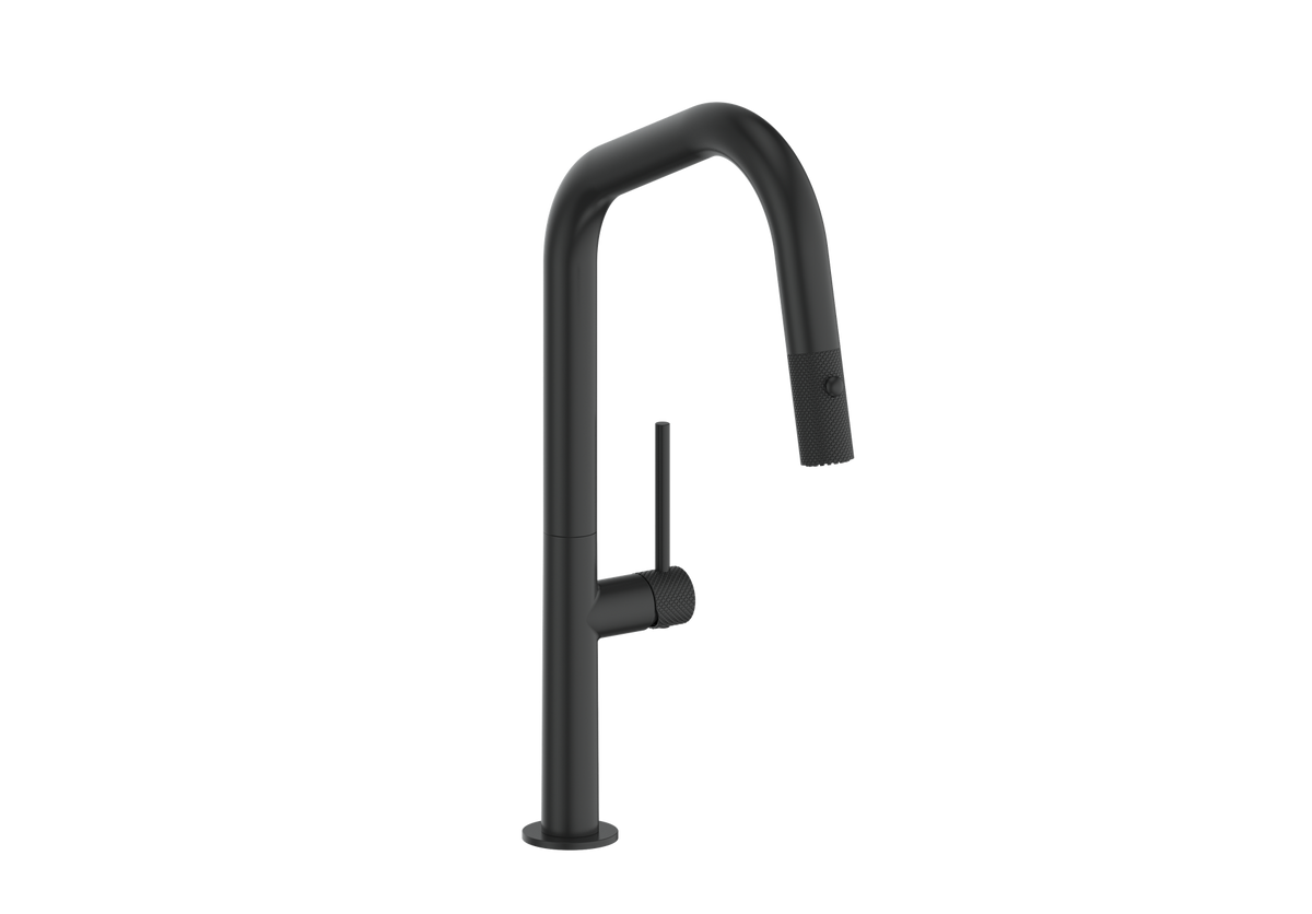 Vogt Drava 16" Kitchen Faucet - Matte Black