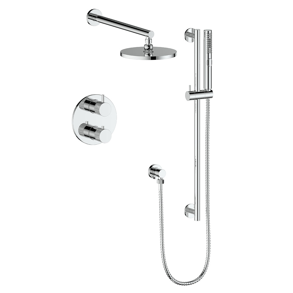 Vogt Drava 2-Way TH Shower Kit - Chrome