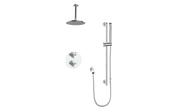 Vogt Drava 2-Way TH Shower Kit with 6" Ceiling Arm - Chrome