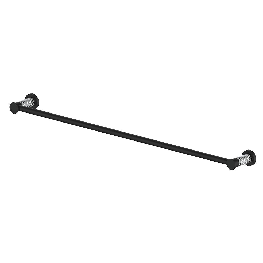 Vogt Drava 24" Single Towel Bar - Chrome/Matte Black