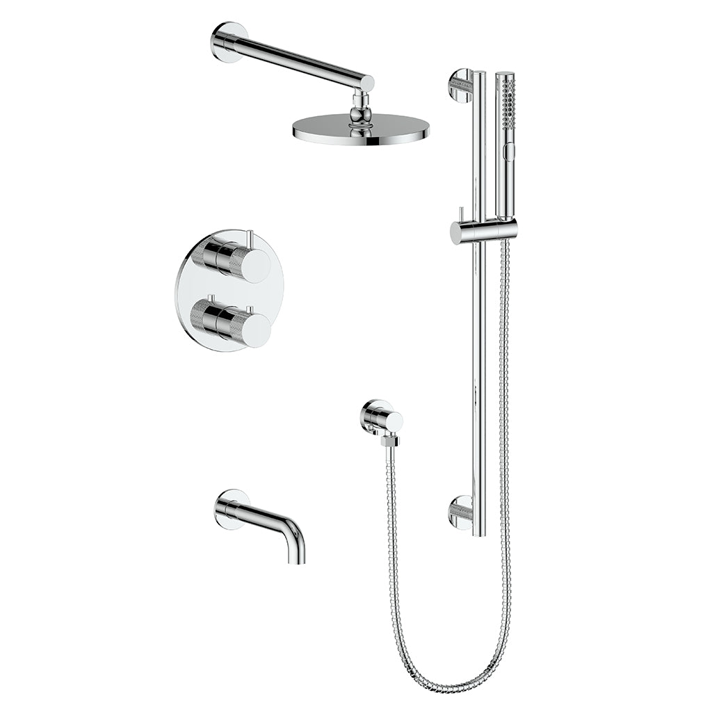 Vogt Drava 3-Way TH Shower Kit - Chrome
