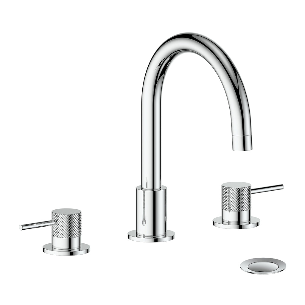 Vogt Drava 8" C.C. Lavatory Faucet with Pop-up Drain - Chrome