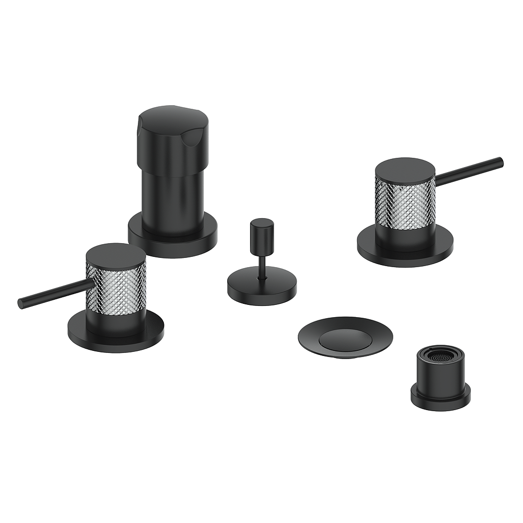 Vogt Drava Bidet - Chrome/Matte Black