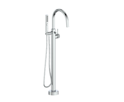 Vogt Drava Floor Mount Tub Filler - Chrome