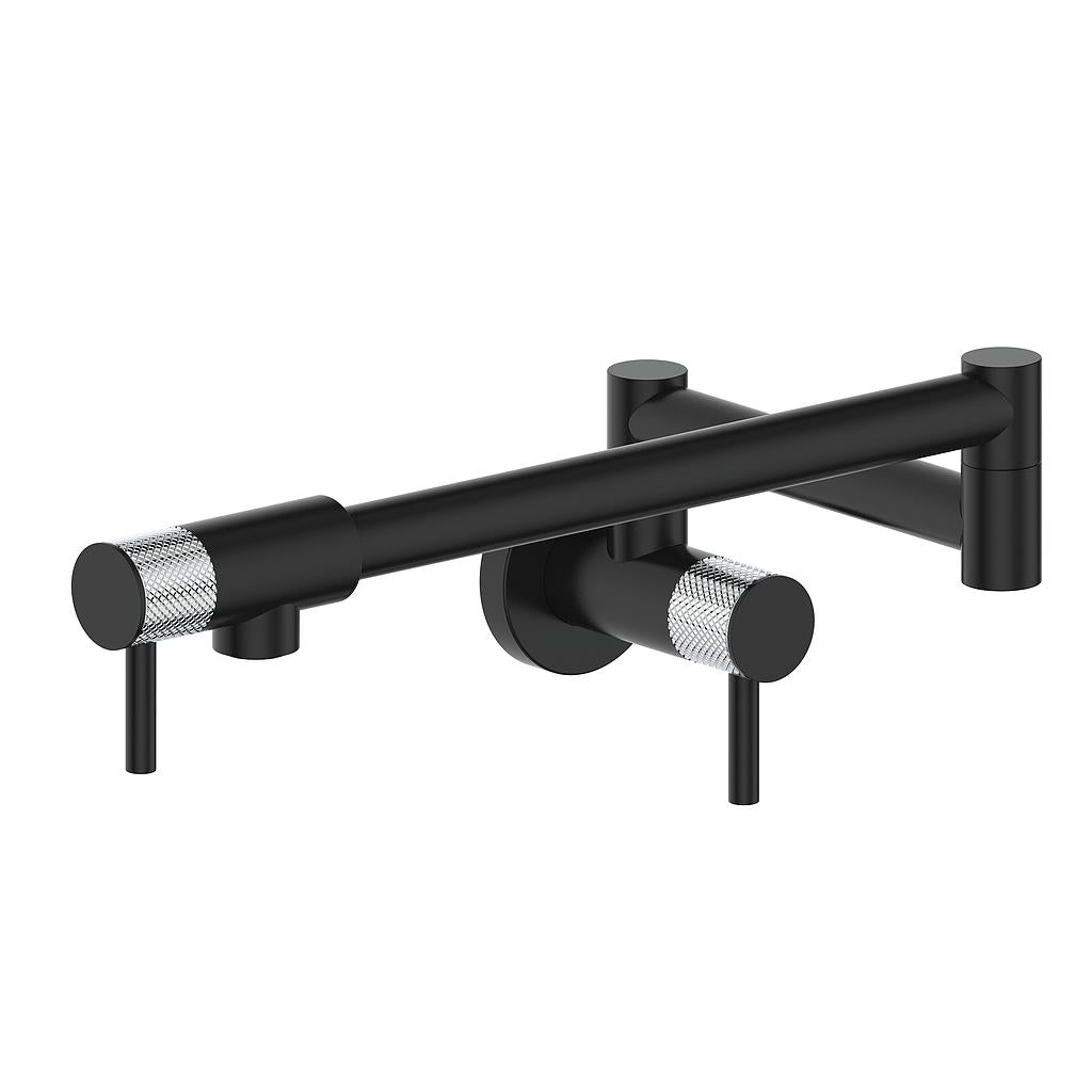 Vogt Drava Pot Filler - Chrome/Matte Black