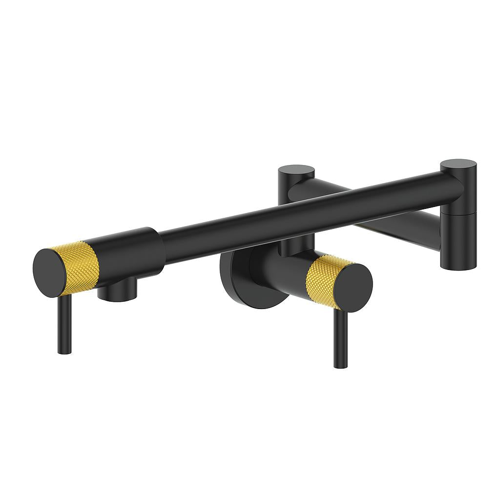 Vogt Drava Pot Filler - Brushed Gold/Matte Black