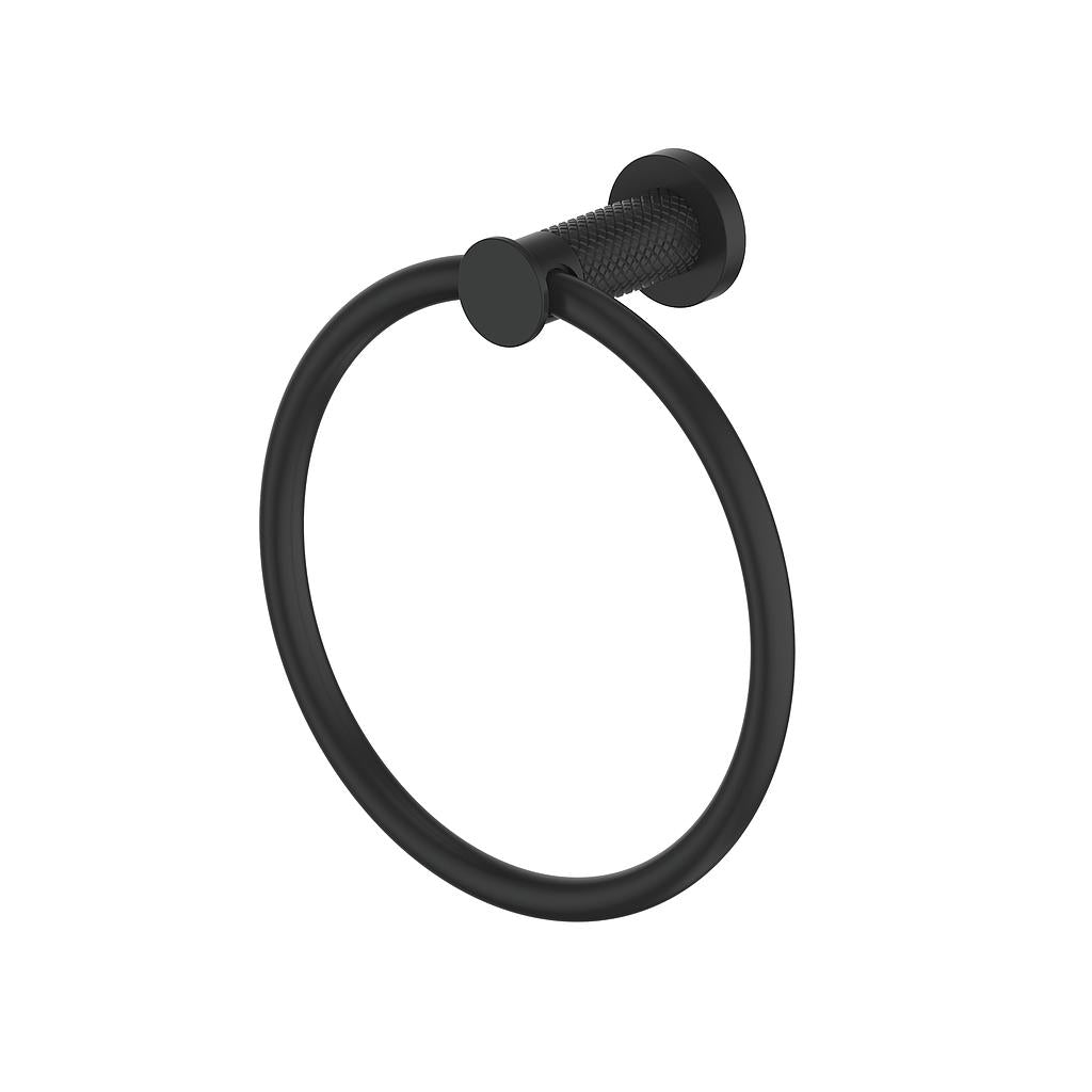 Vogt Drava Towel Ring - Matte Black