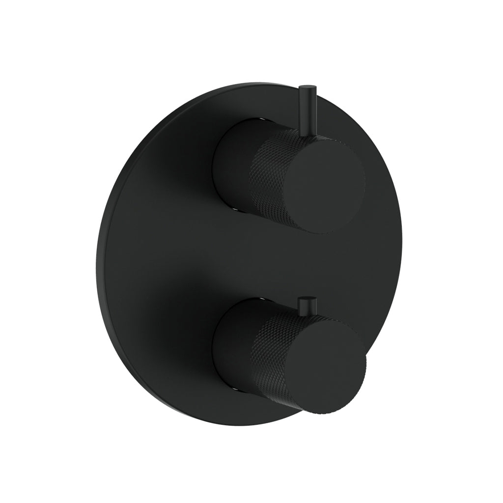 Vogt Drava Trim for 2-Way TH Valve - Matte Black