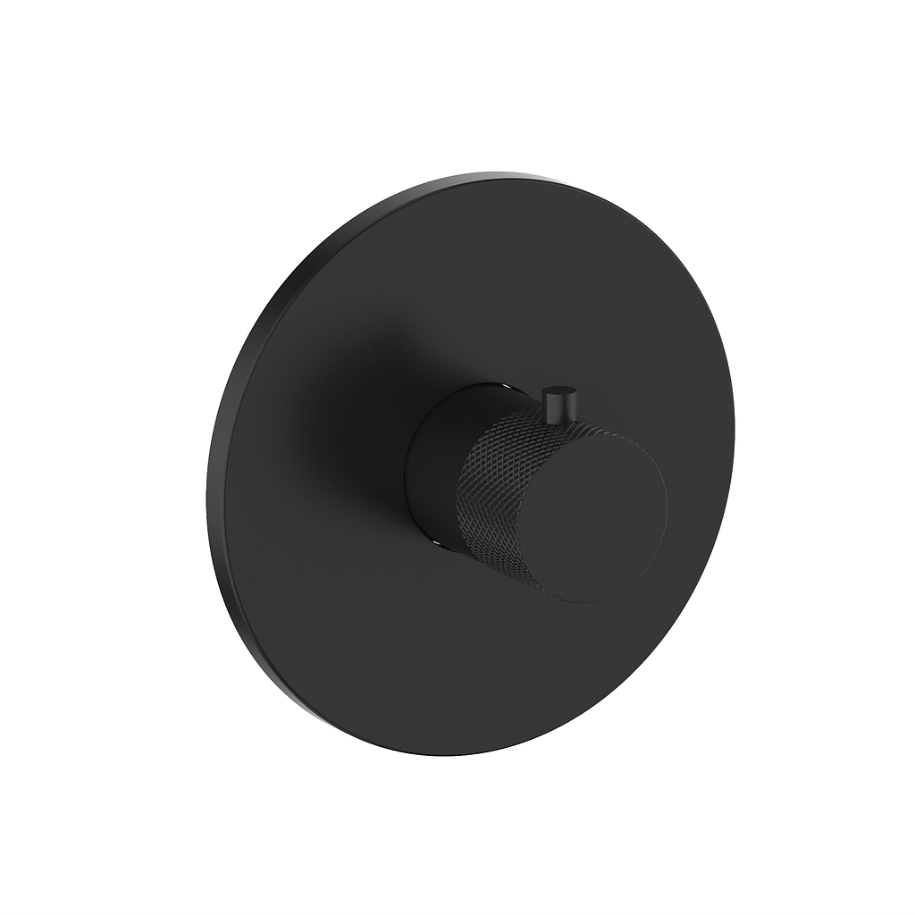 Vogt Drava Trim for 3/4" TH Valve - Matte Black