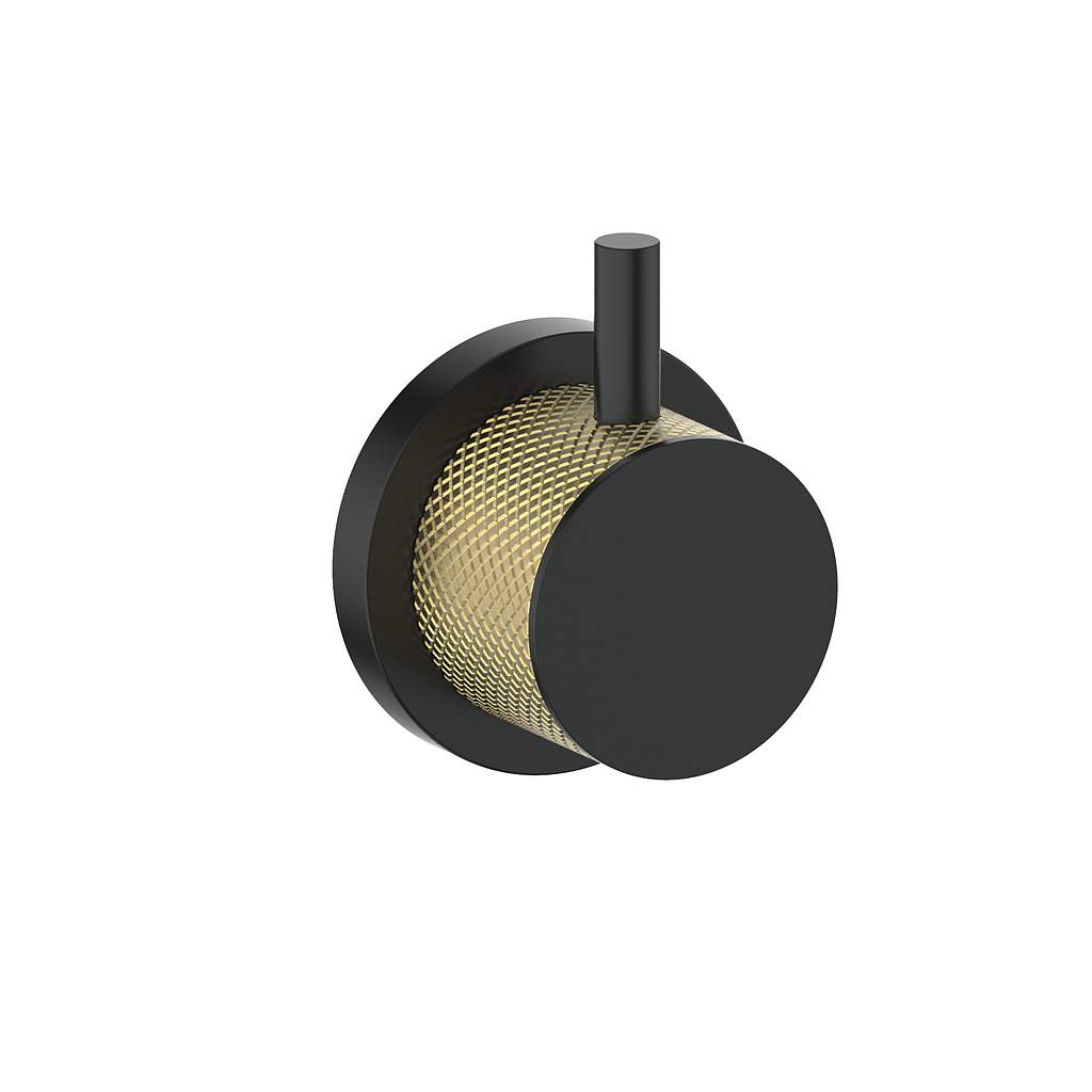 Vogt Drava Trim for 3/4" Volume Control - Brushed Gold/Matte Black