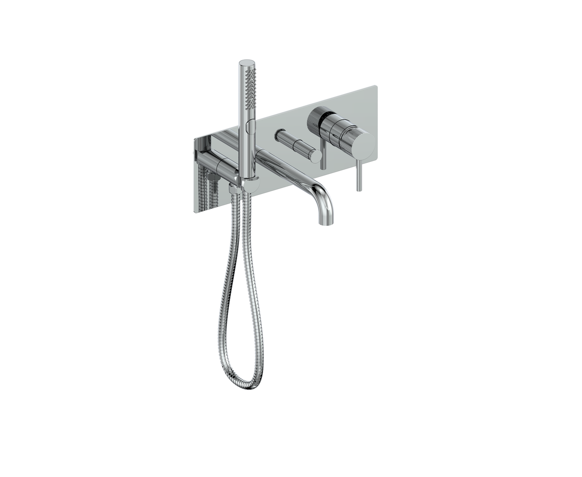 Vogt Drava Trim for Wall Mount Tub Filler - Chrome