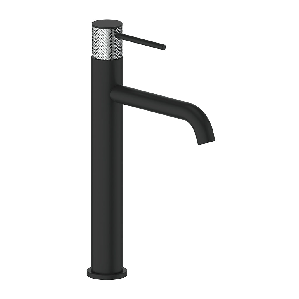Vogt Drava Vessel Sink Lavatory Faucet - Chrome/Matte Black