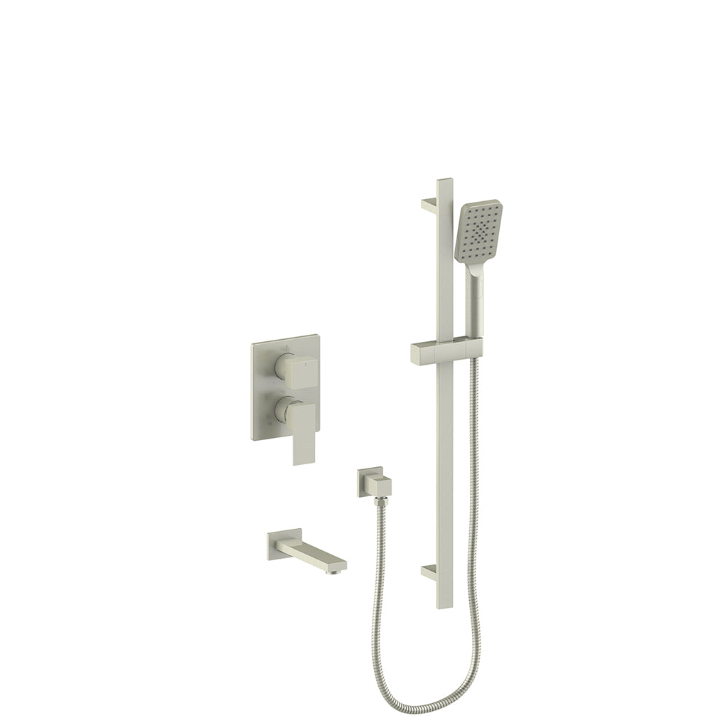 Vogt Kapfenberg 2-Way PB Shower Kit - Brushed Nickel