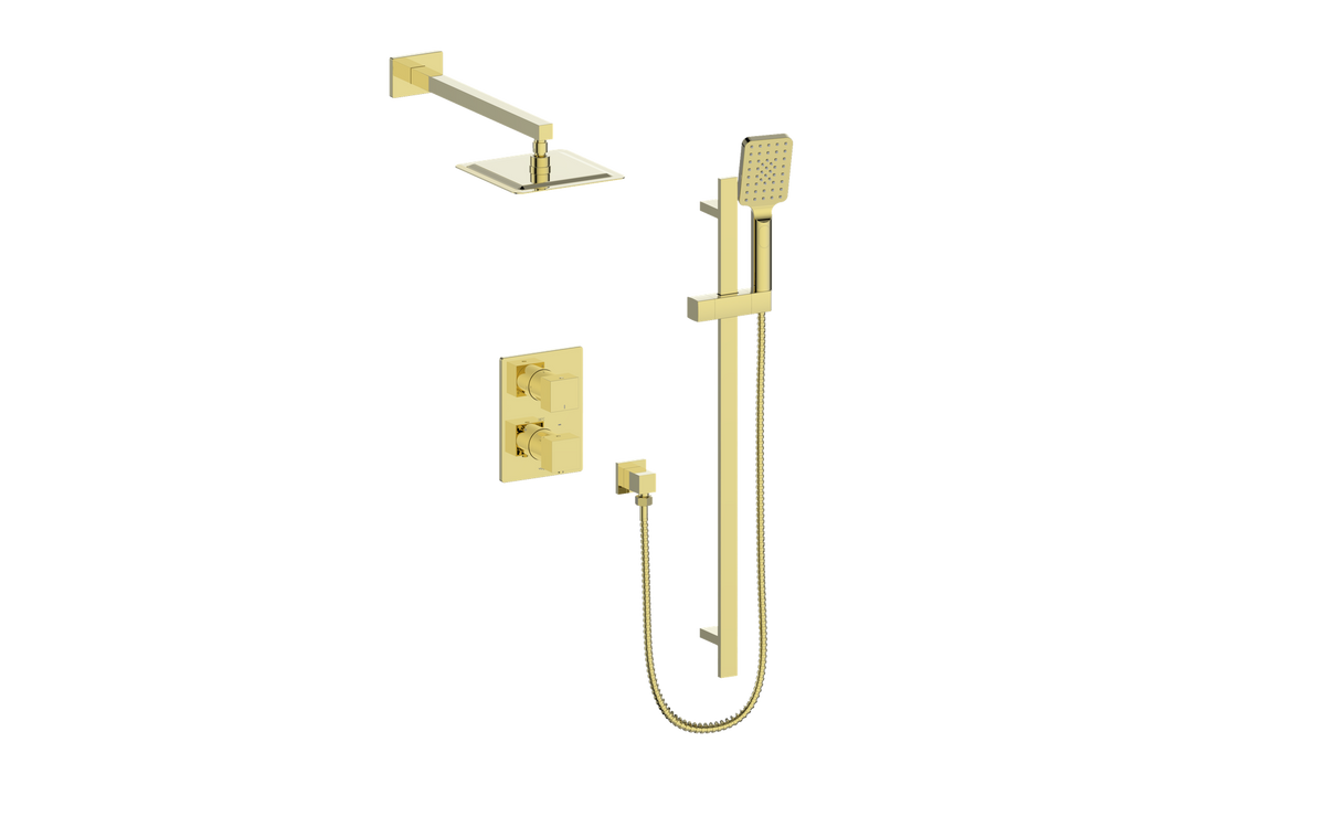Vogt Kapfenberg 2-Way TH Shower Kit - Brushed Gold
