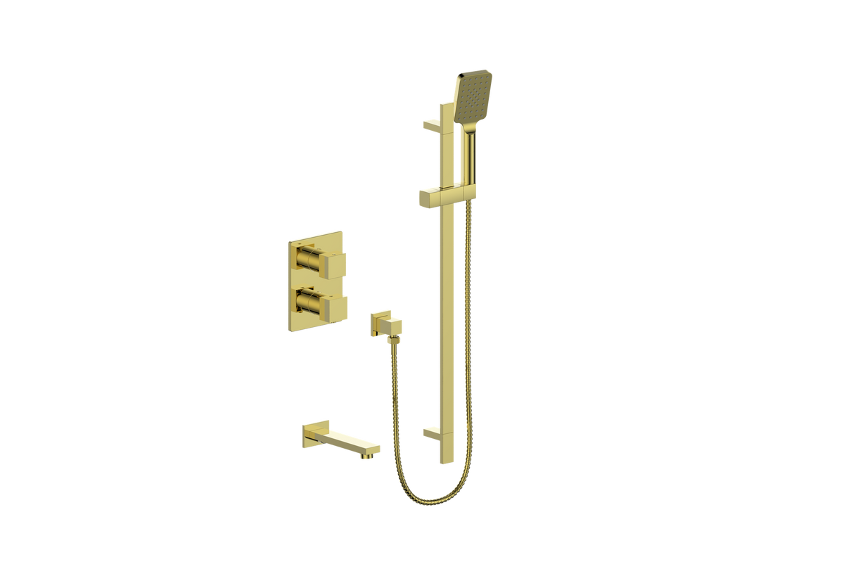 Vogt Kapfenberg 2-Way TH Shower Kit - Brushed Gold
