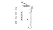 Vogt Kapfenberg 3/4" High-Flow TH Shower Kit with Body Jets - Chrome