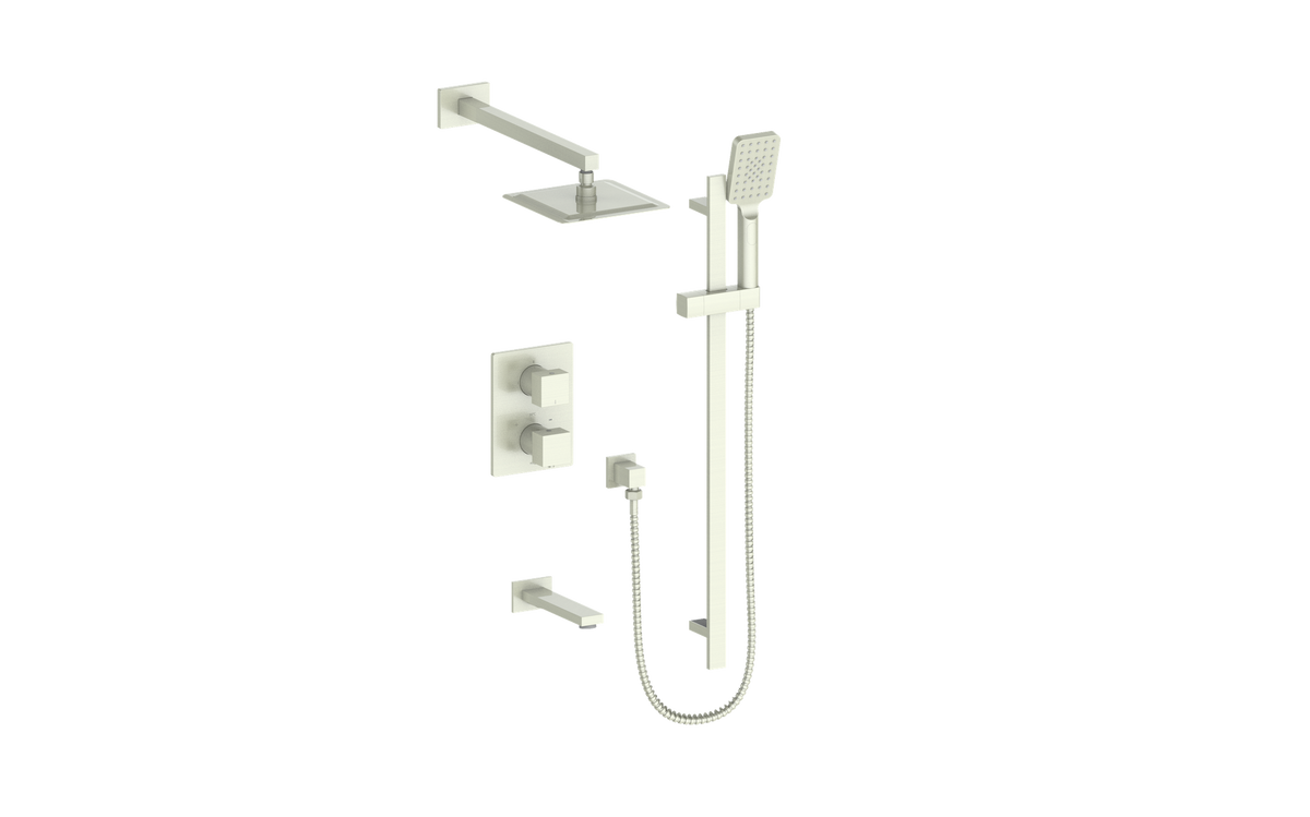 Vogt Kapfenberg 3-Way TH Shower Kit - Brushed Nickel