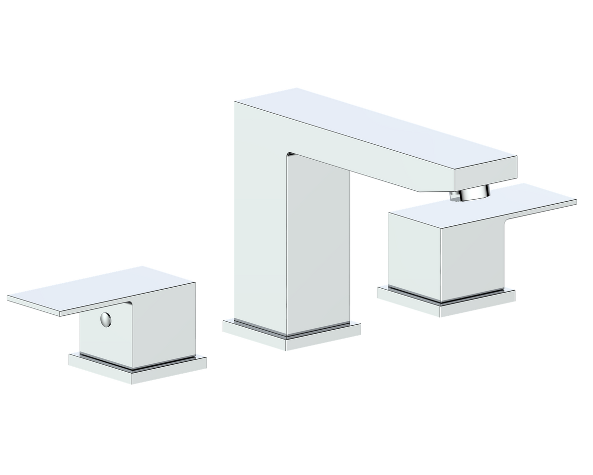 Vogt Kapfenberg 8" C.C. Lavatory Faucet with Pop-up Drain - Chrome
