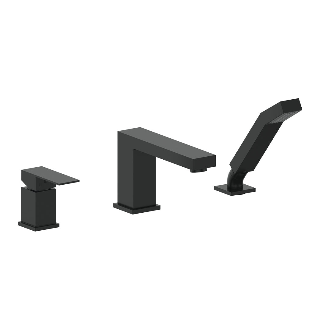 Vogt Kapfenberg Deck Mount Tub Filler - Matte Black