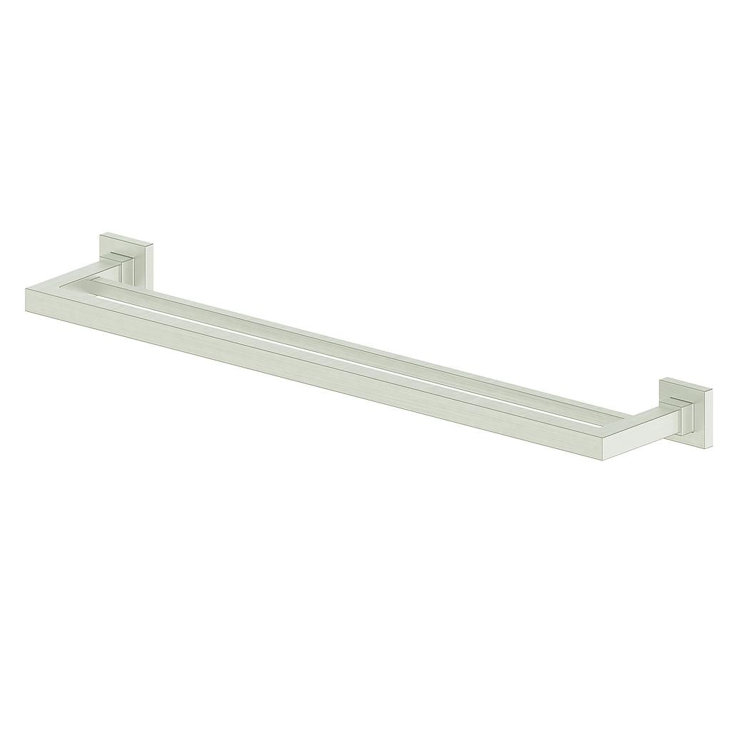 Vogt Kapfenberg Double Towel Bar - Brushed Nickel