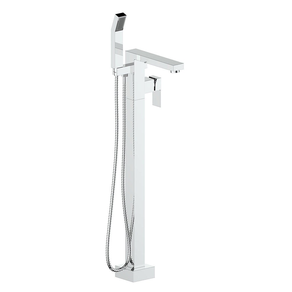 Vogt Kapfenberg Floor Mount Tub Filler - Chrome