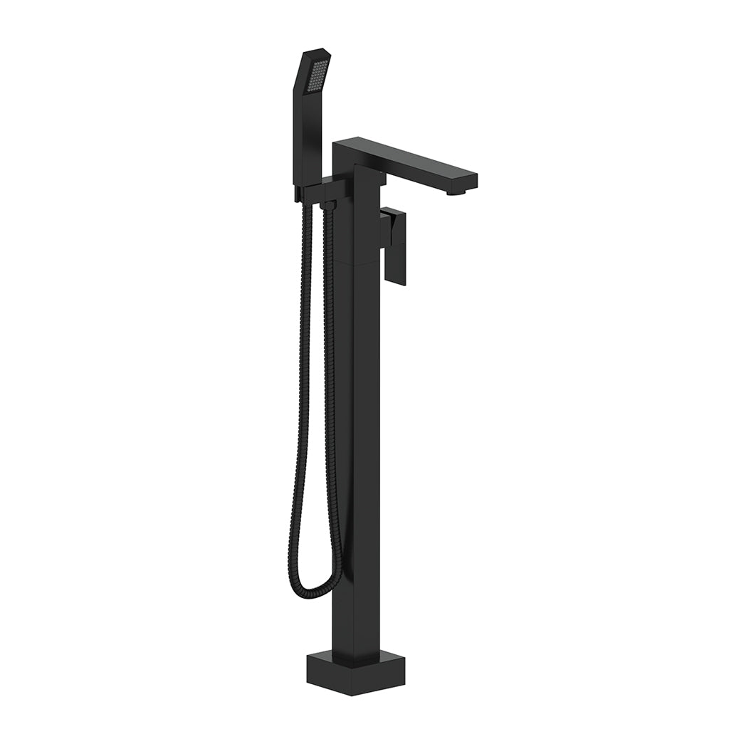 Vogt Kapfenberg Floor Mount Tub Filler - Matte Black