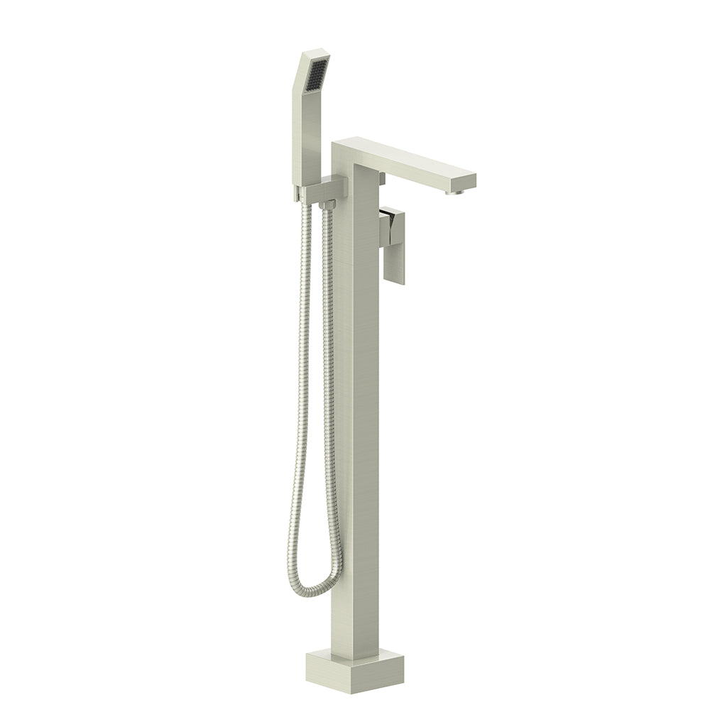 Vogt Kapfenberg Floor Mount Tub Filler - Brushed Nickel