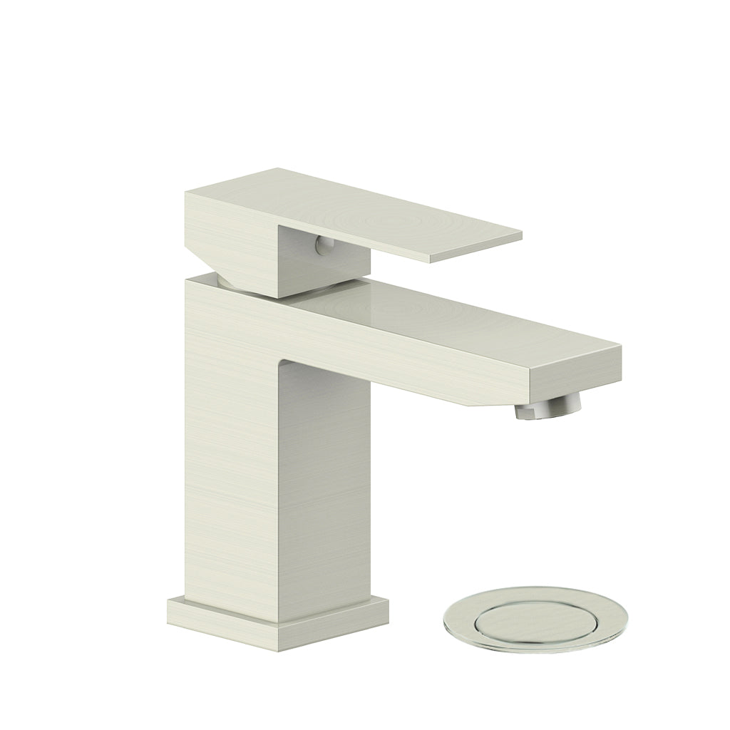 Vogt Kapfenberg Lavatory Faucet with Pop-up Drain - Brushed Nickel