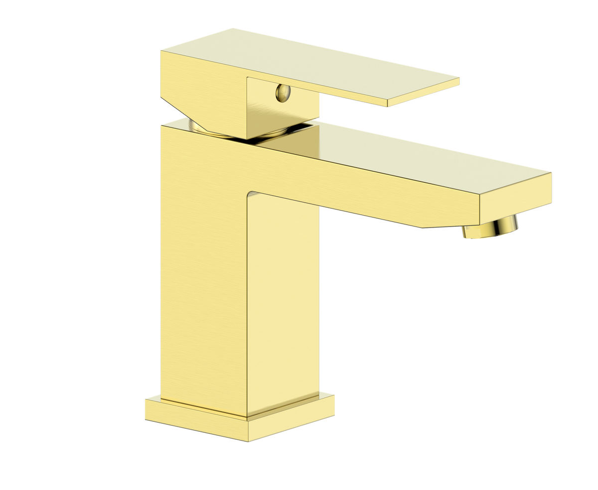Vogt Kapfenberg Lavatory Faucet with Pop-up Drain - Brushed Gold