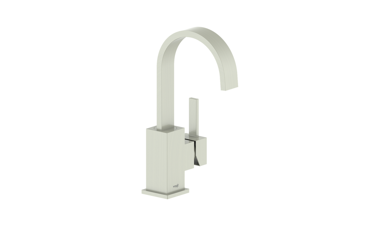 Vogt Kapfenberg Lavatory Faucet with Pop-up Drain - Brushed Nickel