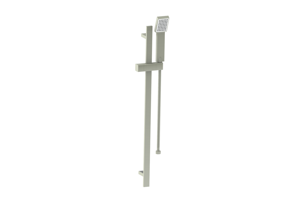 Vogt Kapfenberg Sliding Shower Bar with Hand Shower - Brushed Nickel
