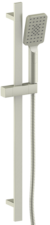 Vogt Kapfenberg Sliding Shower Bar with Hand Shower - Brushed Nickel